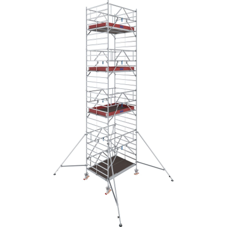 Rusztowanie jezdne aluminiowe Krause Stabilo 5000 (1,50x2,00 m) – wys. rob. 9,3 m